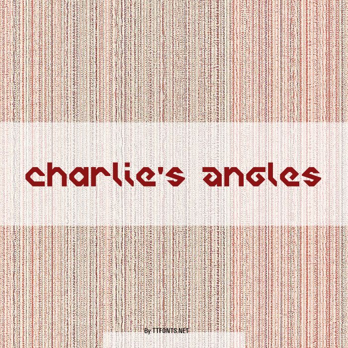 Charlie's Angles example